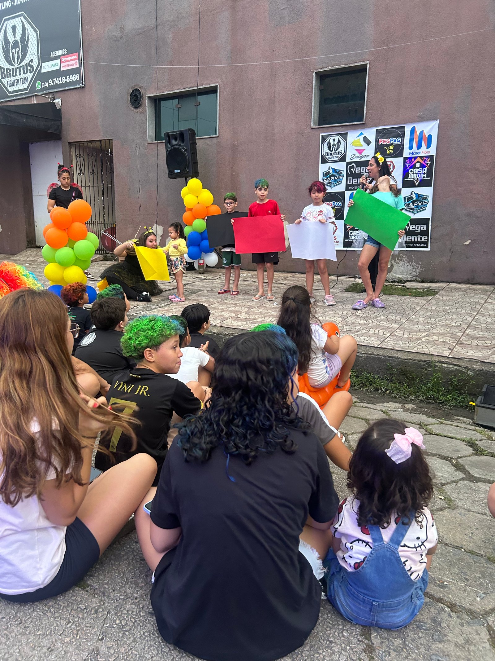 Momento especial da comunidade